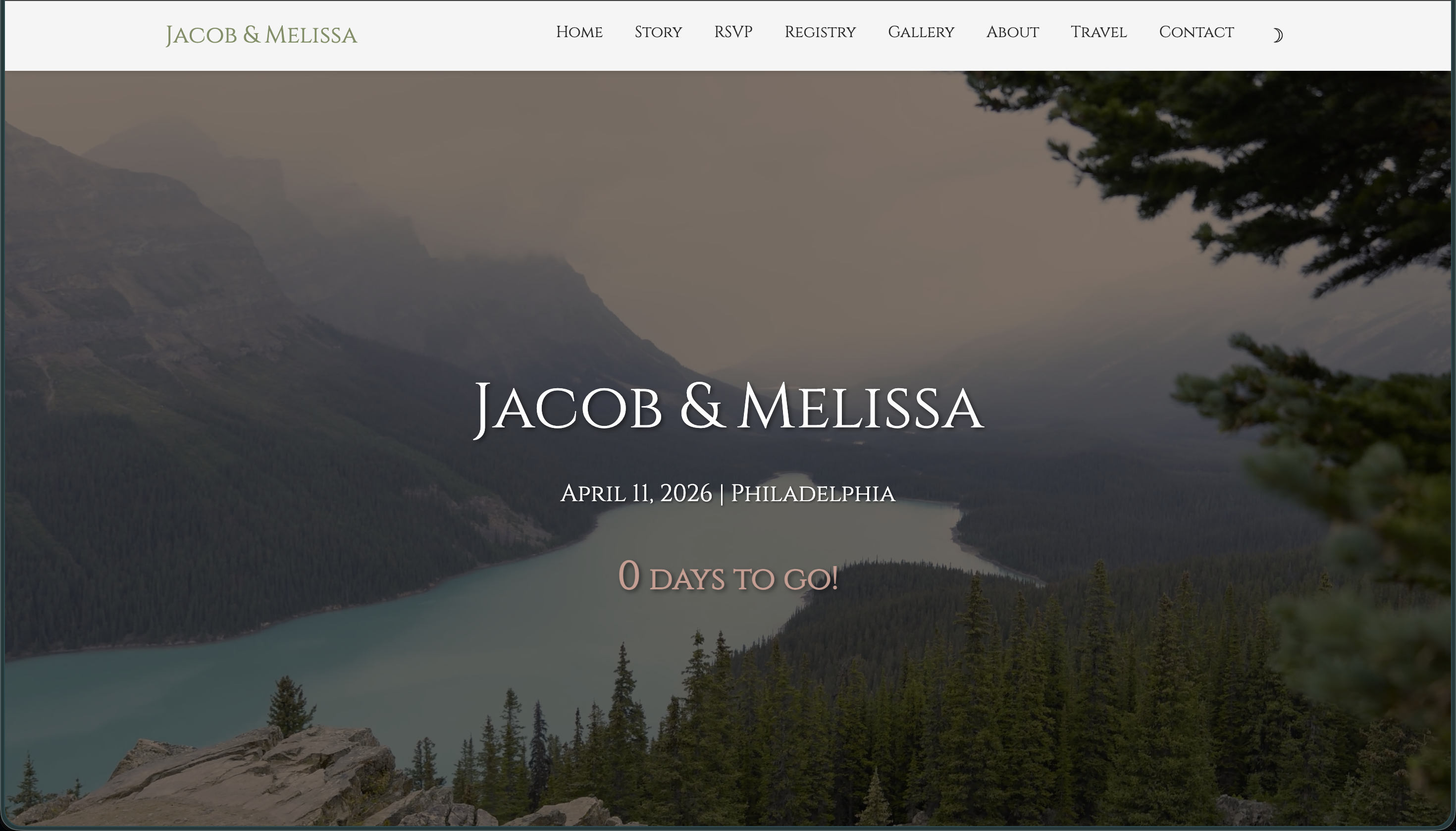 Wedding platform and RSVP application